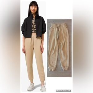 Lululemon Scuba High Rise Jogger French Terry Size 2 In Trench Cozy Fleece